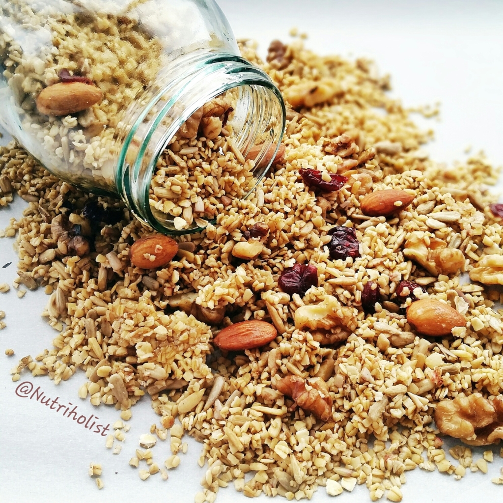 Raw Soaked Granola-Nutriholist