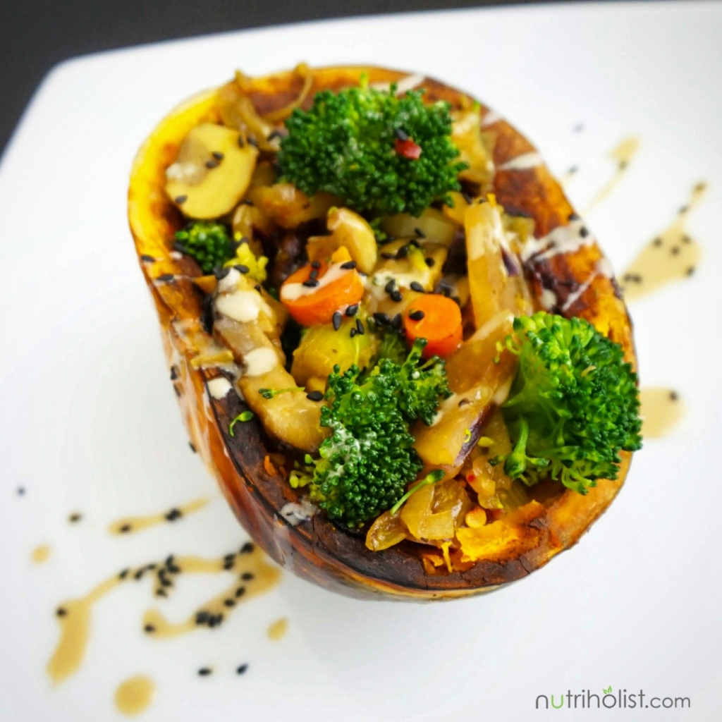 Stuffed_Squash_Mushroom_Broccoli_Nutriholist