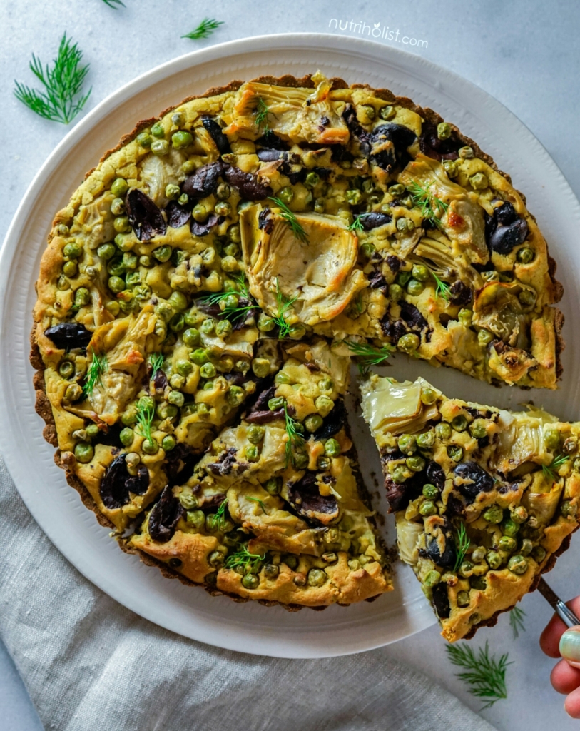 Olive Artichoke Tart - Nutriholist