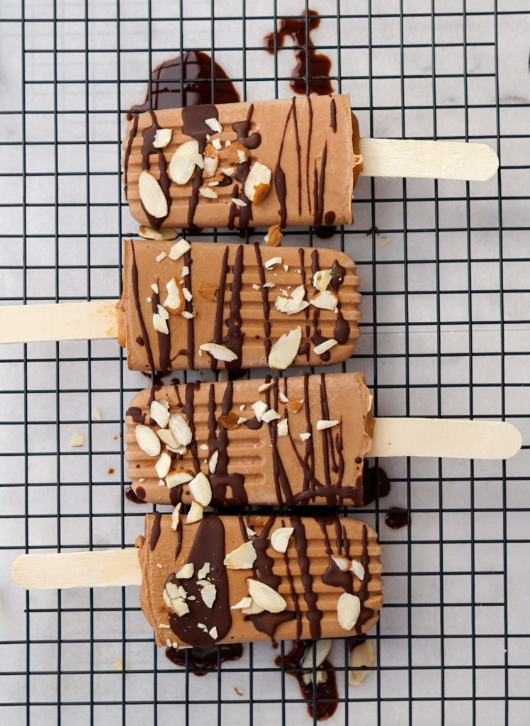 Mocha Almond Popsicles - Nutriholist