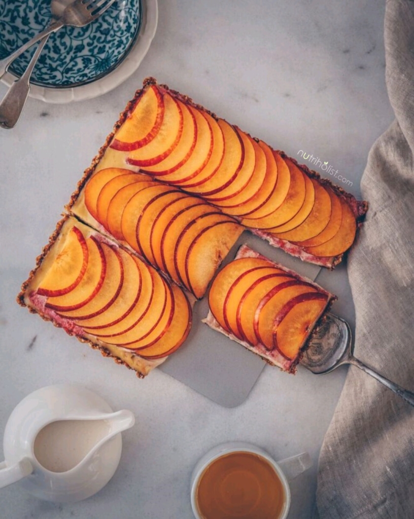 Plum & Prune Cheesecake Tart, V, GF - Nutriholist