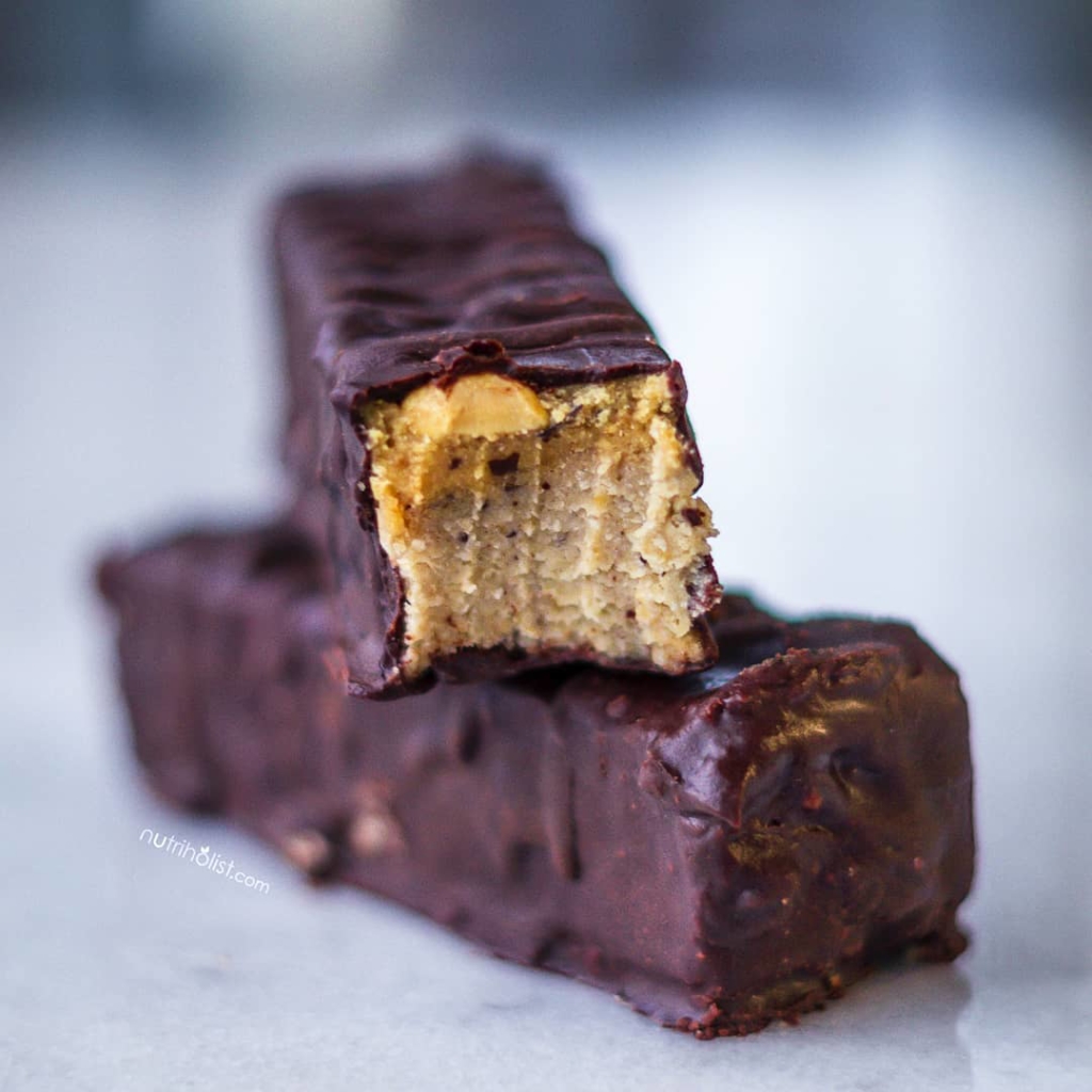 Vegan Snickers Bars - Nutriholist