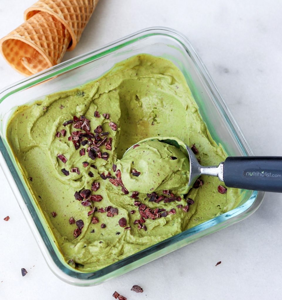 Dairy-free Matcha Chocolate Chip Ice Cream - Nutriholist