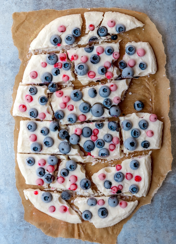 Frozen Yogurt Berry Barks - Nutriholist