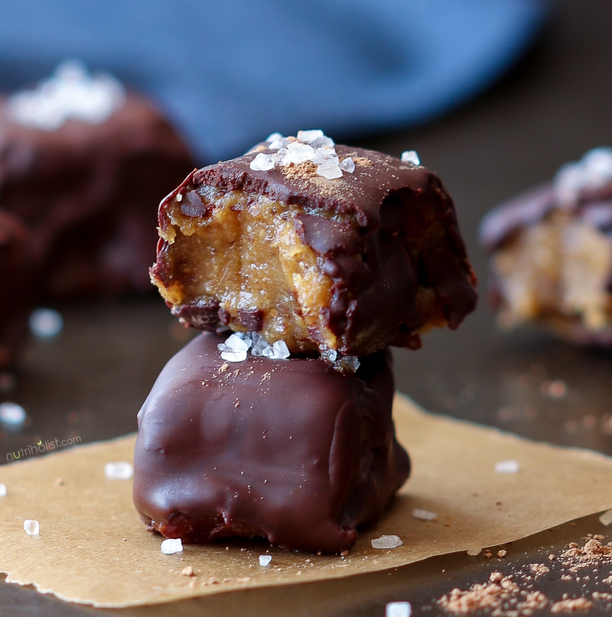 Salted Chocolate Caramels (Dairy-free, Vegan) - Nutriholist