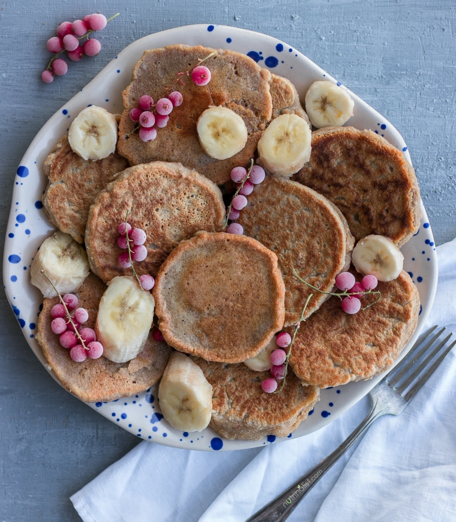 Cassava Flour Pancakes #Grainfree #Glutenfree #Paleo Super Fluffy & Delicious #nutriholist