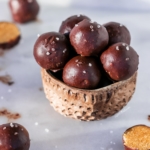 Chocolate Cookie Dough Balls #vegan #glutenfree #grainfree #paleo Simple Quick Delicious & Healthy Snack #Nutriholist