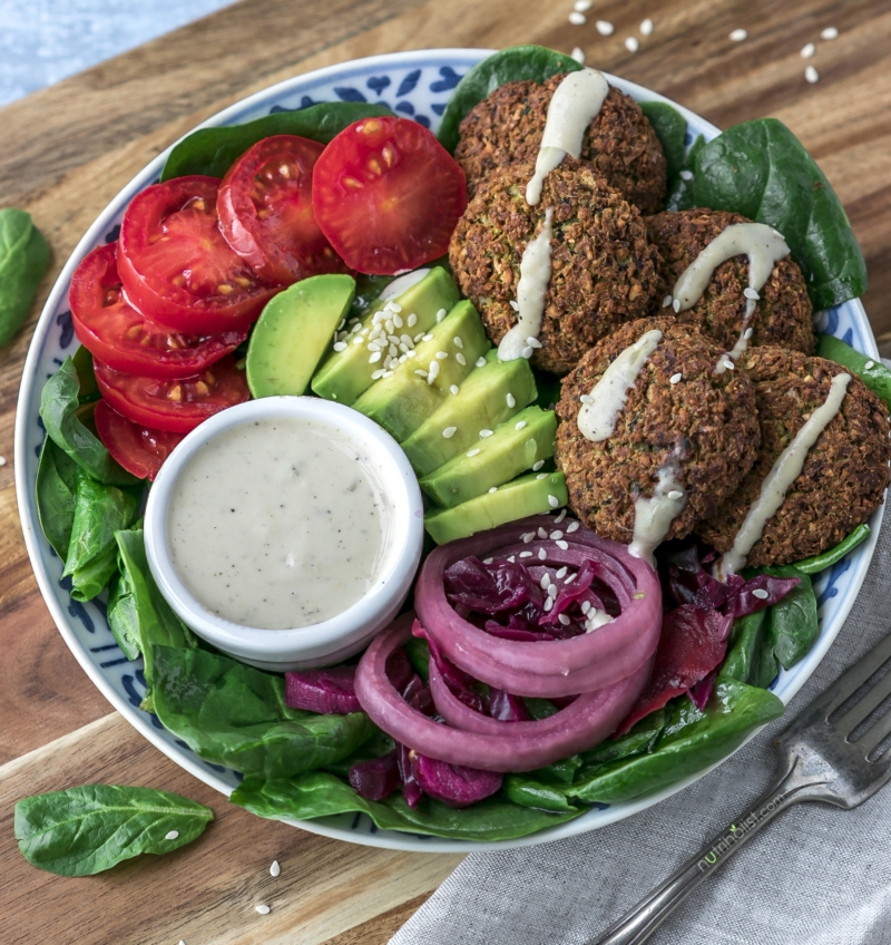 Baked Carrot Falafel (Gluten-free, Vegan) - Nutriholist