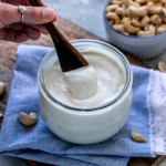 Homemade Cashew Yogurt-Only 2 Ingredients & SO Easy to Make #Dairyfree #Vegan #Nutriholist