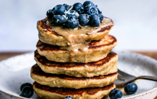 3-Ingredient Almond Flour Pancakes #Glutenfree #Grainfree #Paleo #Nutriholist