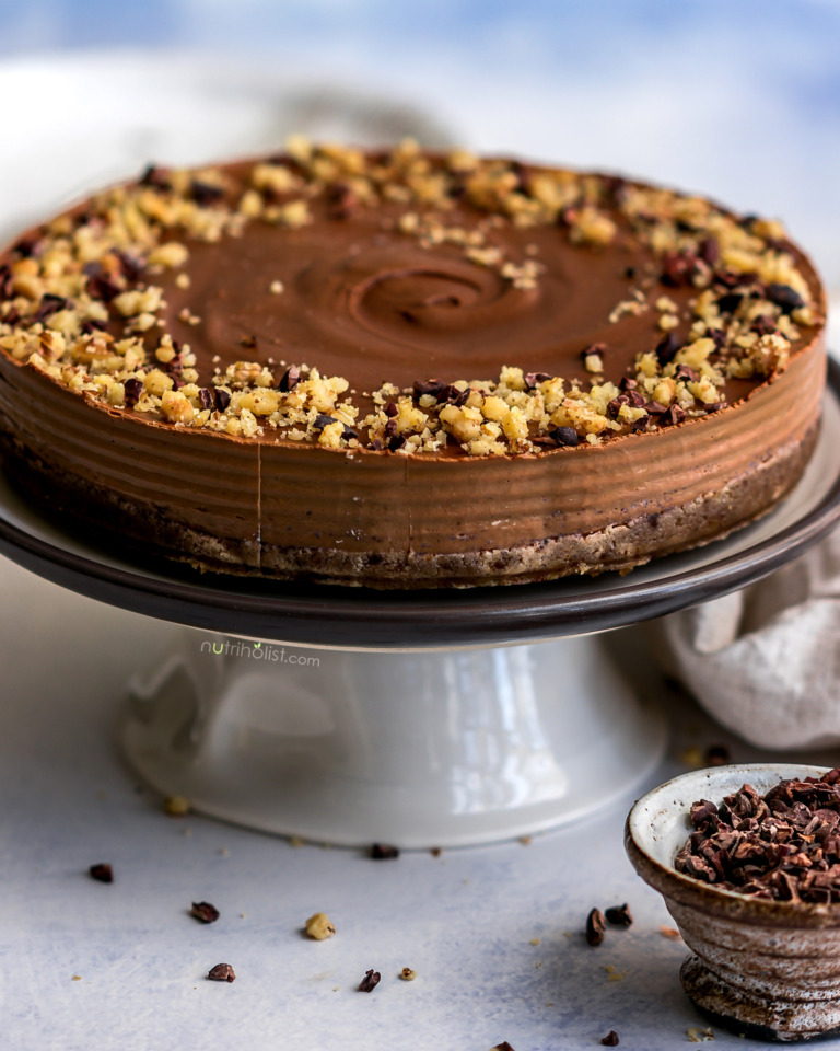 Sweet Potato Chocolate Cheesecake (Vegan, Paleo) - Nutriholist