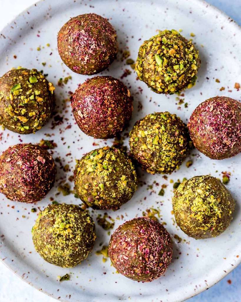 Pistachio Baklava Balls - Mouthwatering Healthy Middle Eastern Dessert